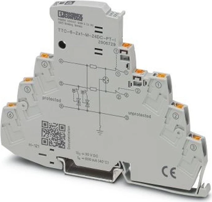 Phoenix Contact TTC-6-2X1-M-24DC-PT-I - Überspannungsschutzgerät