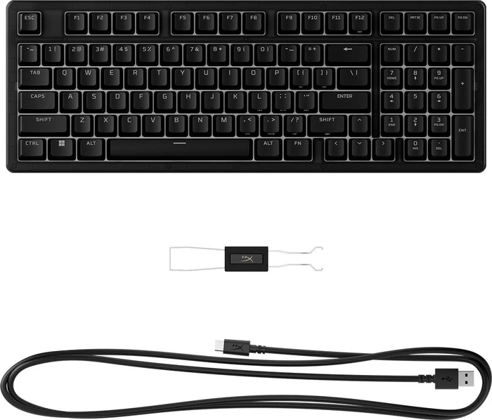 HP HyperX Origins 2 1800, schwarz/transparent, LEDs RGB, HyperX Linear, USB, DE
