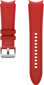 Samsung Hybrid Leather Band 20mm M/L rot