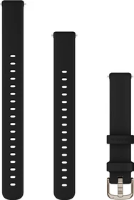 Garmin Ersatzarmband 14mm Silikon für Lily 2 black/cream gold
