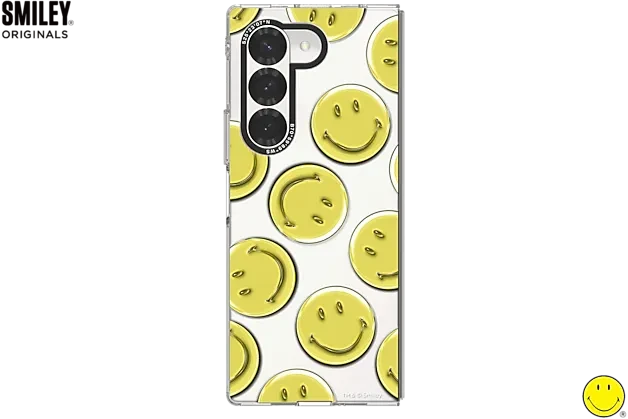 Samsung Slash B Slash Smiley Yellow Slim Impression Case für Galaxy Z Fold6