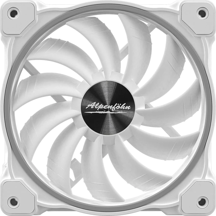 Alpenföhn Wing Boost 3 ARGB White Edition Triple, weiß, LED-Steuerung, Fernbedienung, 120mm, 3er-Pack