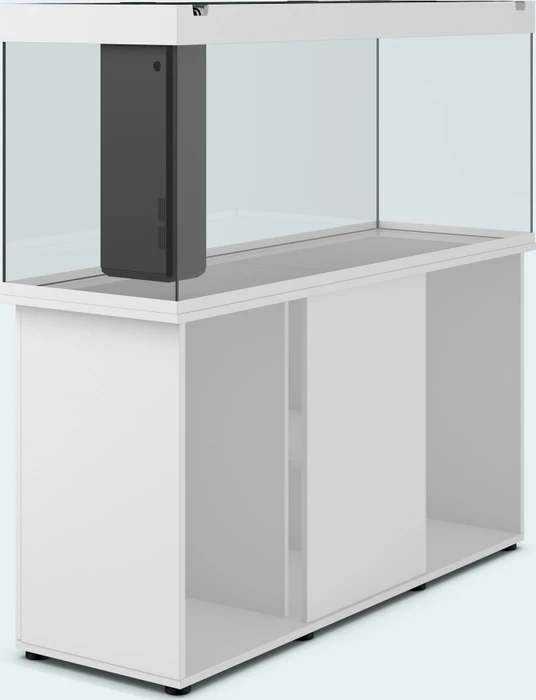 Juwel Rio 450 LED Aquarium-Set mit Unterschrank, weiß/weiß, 450l