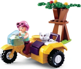 Sluban Girl's Dream Motorrad mit Beiwagen