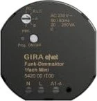 Gira eNet Funk Dimmaktor 1fach Mini, Schaltaktor (5420 00)