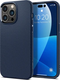 Spigen Liquid Air für Apple iPhone 14 Pro navy blue