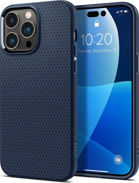 Spigen Liquid Air für Apple iPhone 14 Pro navy blue