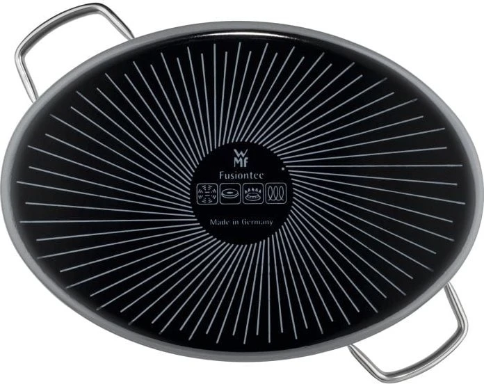 WMF Fusiontec Mineral Bräter mit Glasdeckel 36x25cm 8.1l platinum