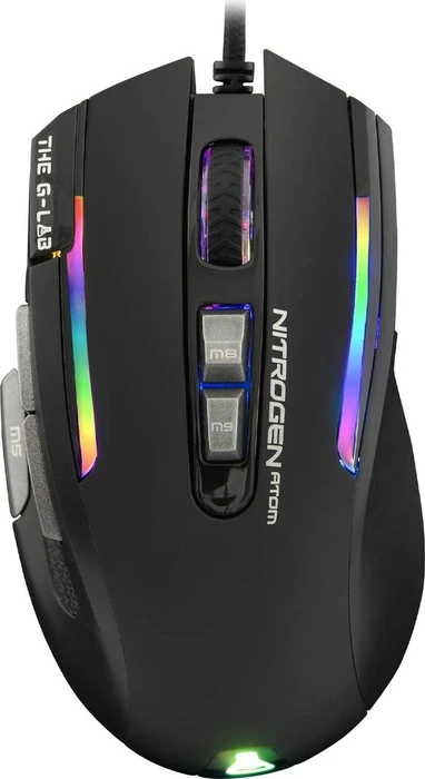 The G-Lab Kult Nitrogen ATOM Gaming Mouse, schwarz, USB