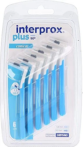 Dentaid Interprox Plus Interdentalbürste conical blau, 6 Stück