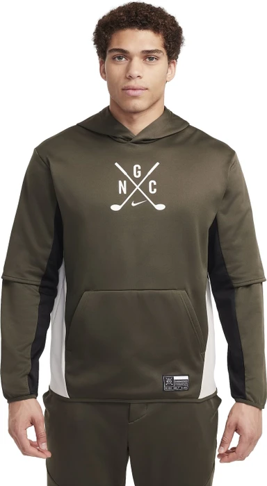 Nike Golf Club Golf Hoodie cargo khaki/light bone/black/white (Herren)