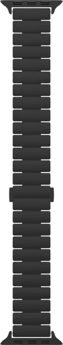 Peter Jäckel Armband Elite Strap für Apple Watch 44mm/45mm/46mm/49mm schwarz