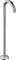Hansgrohe Axor Uno Wanneneinlauf gebogen bodenstehend chrom Vorschaubild