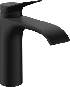 Hansgrohe Vivenis 110 CoolStart Einhebel-Waschtischmischer mit Zugstangen-Ablaufgarnitur mattschwarz
