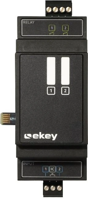 ekey home Controller-Erweiterungsmodul REG 2 Relais/Eingänge, 2TE REG, Schaltaktor