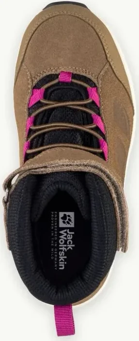 Jack Wolfskin Vojo LT Texapore Mid braun/rosa (Junior)