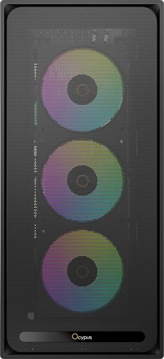 Ocypus Delta C70 ARGB, schwarz, Glasfenster