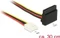 DeLOCK Stromadapter 4-Pin [Floppy] Buchse auf 1x 15-Pin [SATA] Buchse, Adapterkabel 30cm Vorschaubild