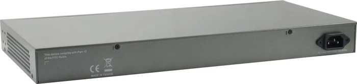 LevelOne GEP Turing Rackmount Gigabit Smart Switch, 24x RJ-45, 2x RJ-45/SFP, 185W PoE+