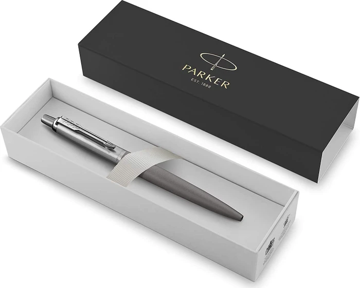 Parker Jotter XL Kugelschreiber alexandra matte grey/silber, Geschenkbox