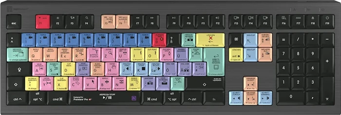 LogicKeyboard Astra 2 Adobe Premiere Pro CC Mac, USB, DE