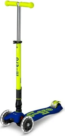 Micro Maxi Micro Deluxe Foldable Neon LED Kickboard