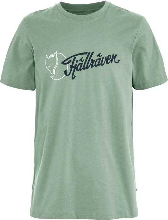 Fjällräven Archive Logo T-Shirt kurzarm misty green (Herren)