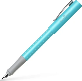 Faber-Castell Füller Grip 2011 Pearl Edition türkis, rechte Hand/linke Hand, mittel