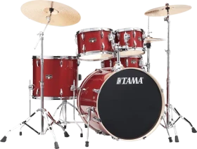 Tama Imperialstar 5-teiliges 22" Bass Drumkit Burnt Red Mist