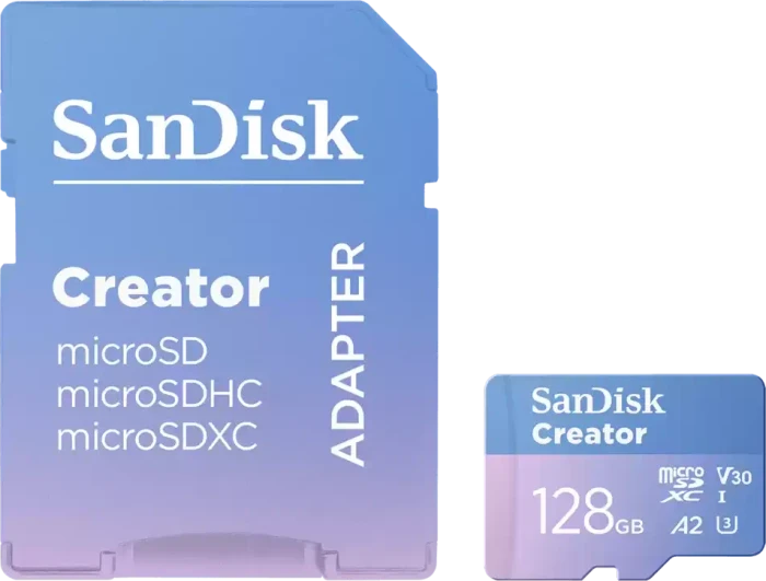 SanDisk Creator R190/W90 128GB Kit, UHS-I U3, A2, Class 10