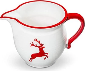 Gmundner Keramik Rubinroter Hirsch Milchkanne Cup 500ml