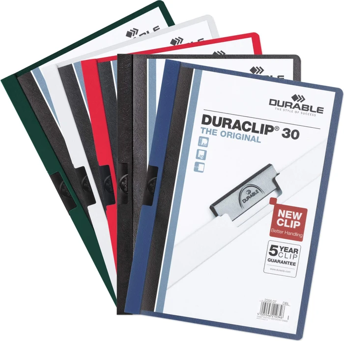 Durable Duraquick Klemmmappe, A4, dunkelblau/transparent