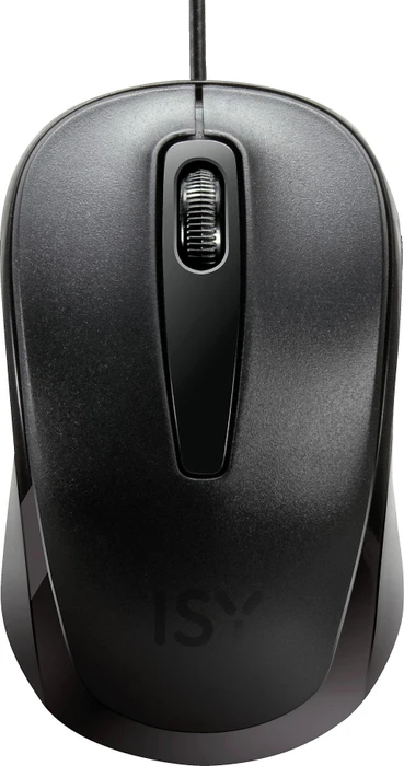 ISY ICM-1000 Optical Mouse schwarz, USB