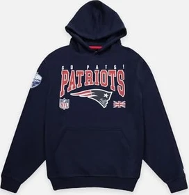New Era NFL New England Patriots Hoodie dark blue (Herren)