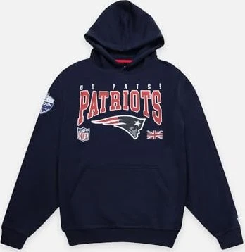 New Era NFL New England Patriots Hoodie dark blue (Herren)