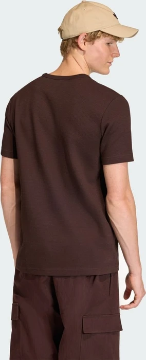 adidas Trefoil Essentials Waffle T-Shirt kurzarm aurora coffee (Herren)