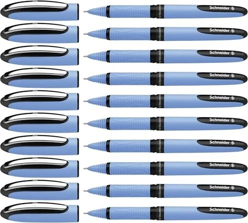 Schneider One Hybrid N 0.5 Tintenroller (Mine) schwarz/blau, 10er-Pack