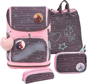 Belmil Premium Smarty Plus Mint Schultaschen-Set, 5-tlg.