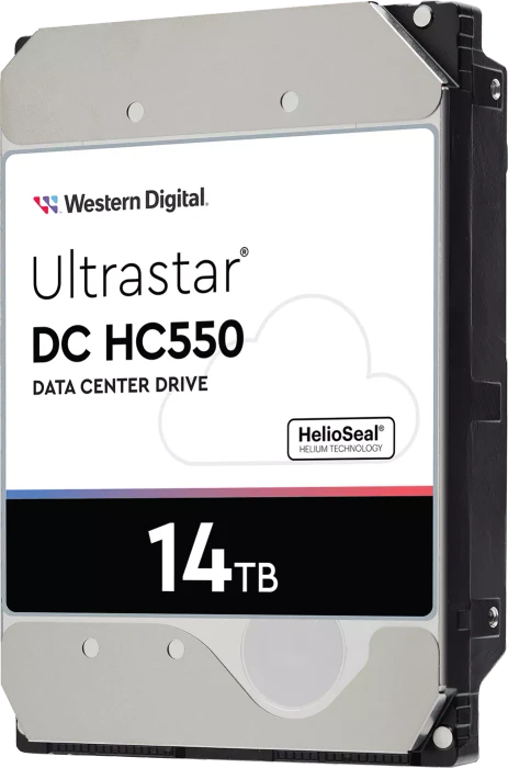 Western Digital Ultrastar DC HC550 14TB, TCG FIPS, 24/7, 512e / 3.5" / SAS 12Gb/s