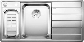 Blanco Axis III 6 S-IF Dampfgar-Edition InFino Becken links mit Ablauffernbedienung edelstahl