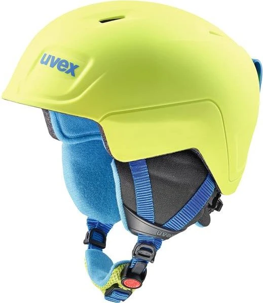 UVEX Manic Pro Helm lime/blue met mat (Junior)