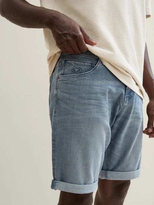 Tom Tailor Josh Jeansshorts Jeans blue grey denim (Herren)