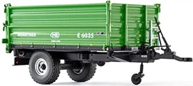 Wiking Die-Cast Brantner E 6035 Einachs-Dreiseitenkipper