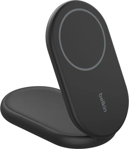 Belkin BoostCharge Magnetische, einklappbare, kabellose Ladestation mit Qi2 (15W) schwarz