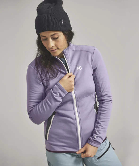 Ortovox Fleece Funktionsjacke black raven (Damen)