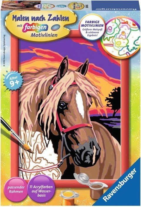 Ravensburger Malen nach Zahlen Pferdetraum