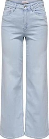 ONLY Madison High Wide Jeans light blue bleached denim (Damen)