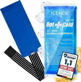 Icehof Hot+Cold Kalt-Warm-Mehrfachkompresse mit Vlies-Hülle, 1 Stück