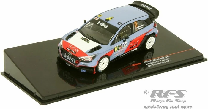 Ixo Models HYUNDAI NG i20 WRC #11 A. Mikkelsen-T. Neville - 2nd Monza Rally 2017