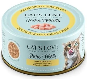 Cat's Love Pure Filets Huhn, 600g (6x 100g)